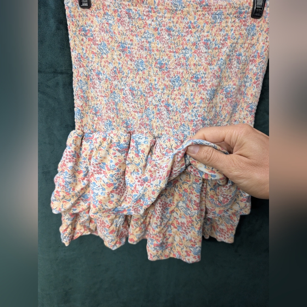 Floral Multicolor Ruffle Skirt - Picture 5 of 11